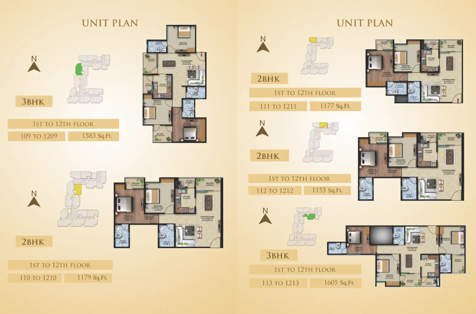 2 BHK Floor Plan 4